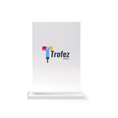 Trofeu din sticla dreptunghiular