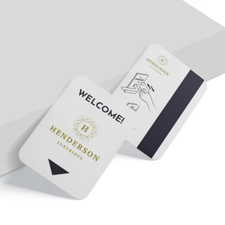 Card din pvc access hotel fata/verso