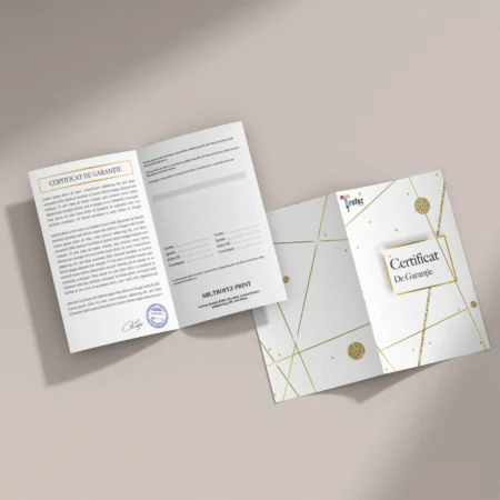 Certificat de garantie A6 - Bifold
