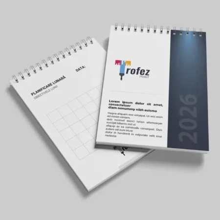 Notes A6 coperta color - interior alb/negru