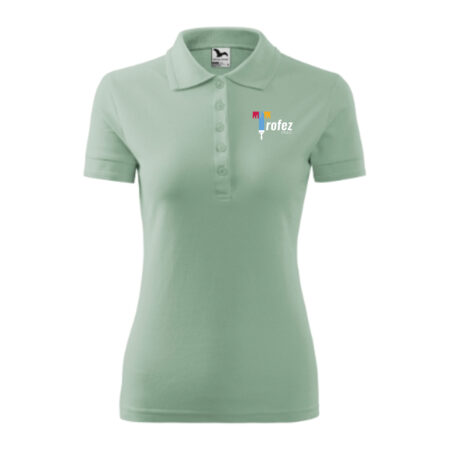 Tricou polo dama sage